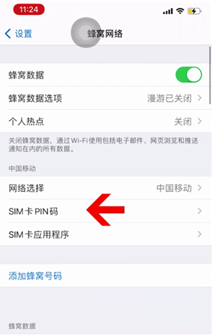 凤庆苹果14维修网分享如何给iPhone14的SIM卡设置密码 