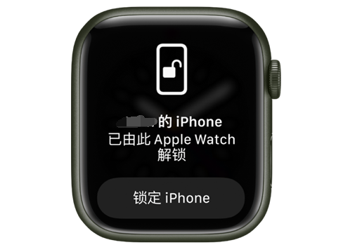 凤庆苹果手机维修分享用 AppleWatch 解锁配备面容 ID 的 iPhone方法 