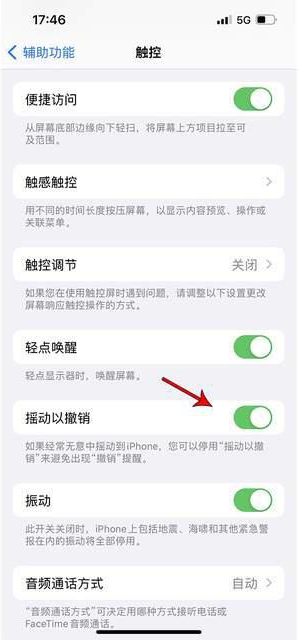 凤庆苹果手机维修分享iPhone手机如何设置摇一摇删除文字 